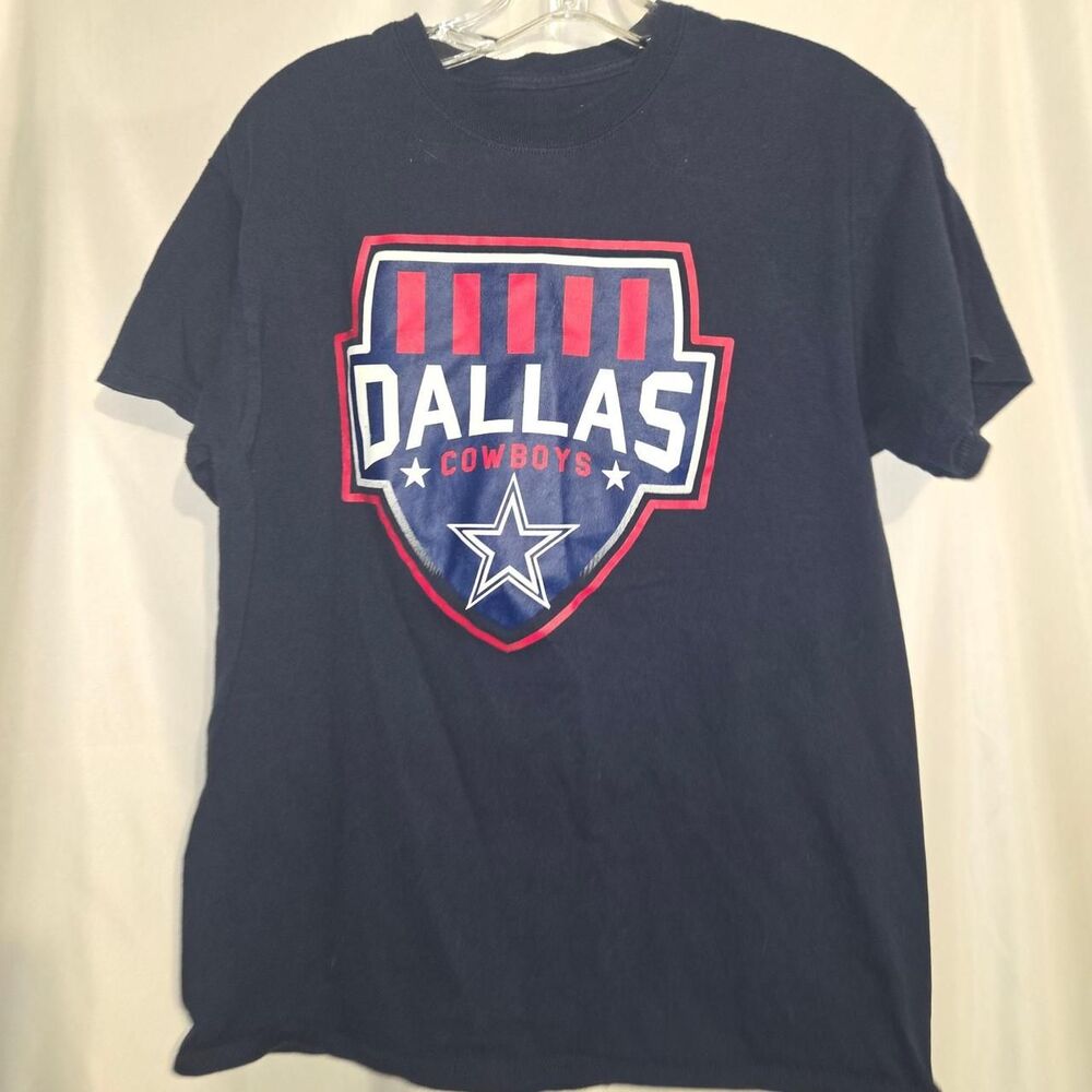 NFL Dallas Cowboys  Men's Medium Navy T-shirt (LOC-135)